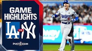 Dodgers vs Yankees World Series Game 3 Highlights 102824  MLB Highlights [upl. by Nataniel]