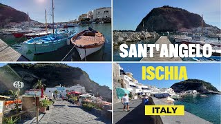 4K Walking in Sant’Angelo of Ischia Island Italy [upl. by Anilatac737]