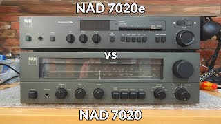 NAD 7020e Receiver Review with NAD 7020 Comparison NAD 3020 amps inside [upl. by Tod]