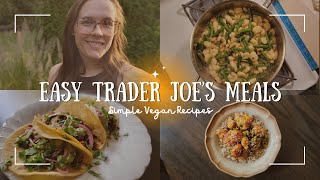 Easy Trader Joes Meals VeganWeeknight Meals in 30 Minutes or less [upl. by Stambaugh24]