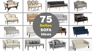 75 Settee Sofa Ideas 2024  Types of Sofas  Home Furniture Ideas [upl. by Islehc118]