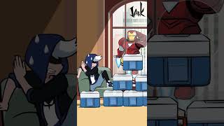 If Marvel heroes delivered packages animation comics cartoon funny shorts marvel [upl. by Elacsap]