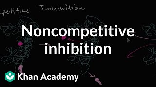 Noncompetitive inhibition  Energy and enzymes  Biology  Khan Academy [upl. by Hooke]