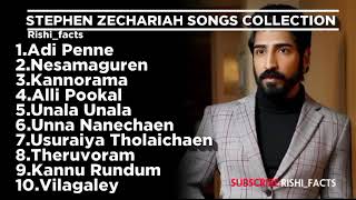 Stephen Zechariah songs collection Stephen Zechariah ft Srinisha Jayaseelan Tamil love songs [upl. by Raynard339]