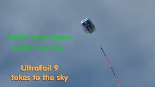 Another storm passes UltraFoil 9 kite flies [upl. by Fiore]