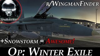 DCS rWingmanFinder  Snowstorm  AWESOME  Operation Winter Exile [upl. by Esme]