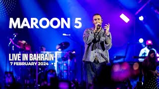 MAROON 5  LIVE IN BAHRAIN  7 FEBRUARY 2024  FULL CONCERT adamlevine maroon5 [upl. by Cochran]