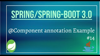 Spring  Component Annotation Example In Spring 14 [upl. by Elaine]