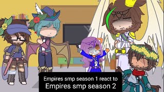 Empires smp season 2 react to empires smp season 1  part 2 [upl. by Aryek]