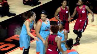 Cowgirl Basketball 2015 SIUEdwardsville Raw Highlights [upl. by Aneeuq622]