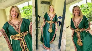 la nouvelle robe KABYLE de ghania Michel style simple avec galon KABYLE [upl. by Sophie498]