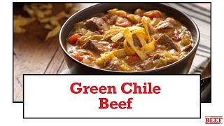 Pressure Cooker Green Chile Beef Recipe [upl. by Lan]