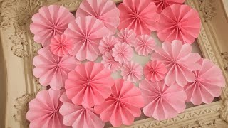 折り紙で簡単 可愛い花の作り方【Origami Paper Easy】How to make a Flower [upl. by Haronid]