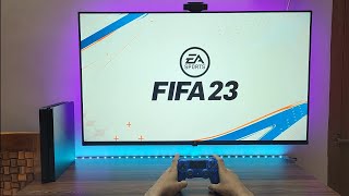 FIFA 23 Gameplay PS4 Slim 4K HDR TV [upl. by Downes]