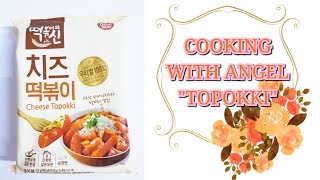 Cooking With Angel  Topokki  Masak Topokki Instant Super Gampang Super Enak [upl. by Ardnal439]