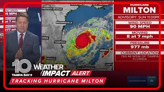 10 Weather Hurricane Milton Update Oct 6 2024 [upl. by Bulley]