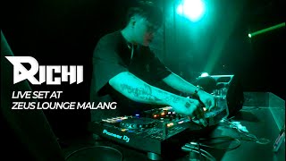 RICHI LIVE SET  AT ZEUS LOUNGE MALANG [upl. by Ephram475]