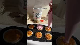 🧠 Gehirncupcakes  gruselig leckerer HalloweenSnack rezept recipe [upl. by Chicoine225]