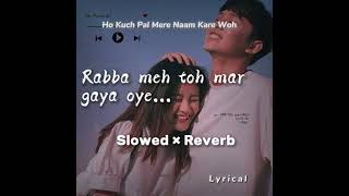 Rabba Main Toh Mar Gaya Oye  Lyrics  Slowed × Reverb  Shahid Mallya  Mausam  Lofi Song song [upl. by Hgielrak]