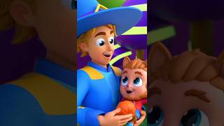 Scary Boo Waah Halloween Song shorts monsters preschool cartoonvideo [upl. by Khan]