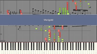 【Synthesia】Marigold  piano Synthesia【Deemo】 [upl. by Elaweda]