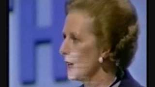 Margaret Thatcher Speech to Tory Conference 1982 Part 2 [upl. by Lehteb]