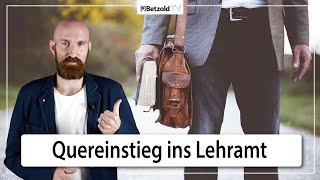 Quereinstieg ins Lehramt  Lehrer werden ohne LehramtsStudium [upl. by Zoe]