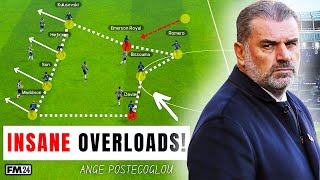 Ange Created A BEAST Tactic  EXPLOITING THE HALFSPACE  FM24 TACTICS  FOOTBALL MANAGER 2024 [upl. by Wonacott]