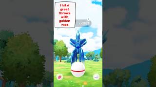 Dialga caught in Pokémon go 👌🏻pogo pokemon mobilegame pokemongame shorts [upl. by Pedroza]