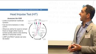 Testing the VOR with the Head Impulse Test [upl. by Chuck]