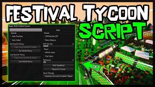 BEST  Get Festival Tycoon Script 2024 Very OP Scritps [upl. by Vitalis]