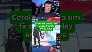 fã com 0 delay invade a live do Cerol freefire shorts ff foryoupage cerol [upl. by Nyrrad]