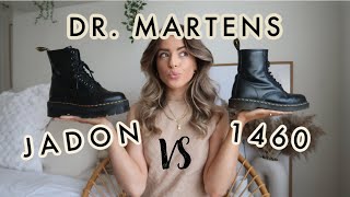 DR MARTENS 1460 BOOTS amp JADON BOOTS COMPARISON REVIEW  BREAKING IN TIPS  Charlotte Olivia [upl. by Nyrmac]