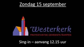 Live uitzending Westerkerk [upl. by Solracsiul807]