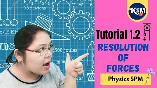 Tutorial 12 Resolution of Forces Form 5 KSSM [upl. by Etnomaj]