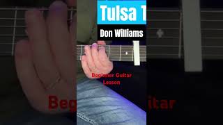 How to Play Tulsa Time by Don Williams on Guitar [upl. by Leggat]