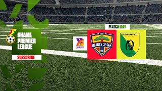 GHANA PREMIER LEAGUE HEARTS OF OAK VS GOLDSTARS LIVE COMMENTARY [upl. by Alejandra]