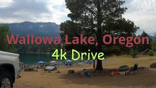 Wallowa Lake Oregon  4k Drive [upl. by Maeve]