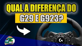 Qual a diferença do G29 para o G923  Logitech G29 vs G923 [upl. by Atinomar756]