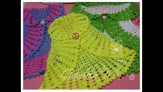 Bolero chaleco en crochet todas las tallas [upl. by Teemus229]