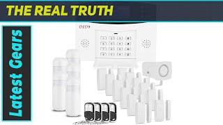 D1D9 Home Alarm System Wireless GSM House Security Kit [upl. by Ocirne]