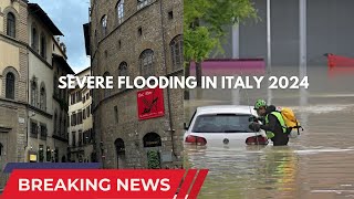 breaking news disastrous floods in italy 2024 whats happening [upl. by Nerraj]