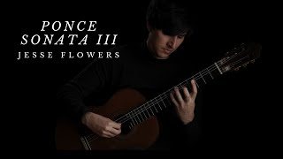 Manuel M Ponce Sonata III  Jesse Flowers [upl. by Nahsar]