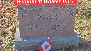 WW2 Lancaster Bomber pilot William M Walker DFC survivor of 32 bomber sorties over Germany [upl. by Fe]