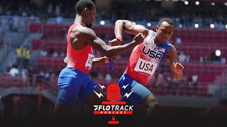 US Men Out of Olympic 4x1 After Horrible Handoffs [upl. by Eladnek926]