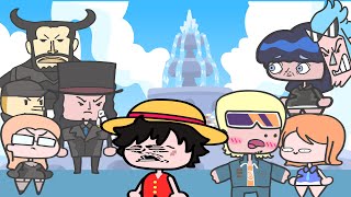 Basically One Piece water 7 arc Recap cartoon [upl. by Ahsaei136]