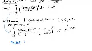 Lecture 19 Pointwise convergence of Fourier series part 2 Intro to Laplace Equation [upl. by Xilef]