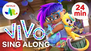 ALL Vivo Sing Along Songs amp Music Videos 🎶🐵 Netflix Jr [upl. by Hecht991]