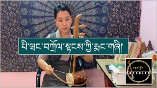 How to play Tibetan  Piwang instrument [upl. by Eniowtna]