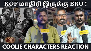 Coolie Characters Announcement Public Reaction  Coolie Update  Superstar Rajinikanth [upl. by Kcirdaed67]